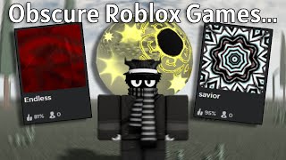 Visiting Roblox's Most Obscure Horror Games