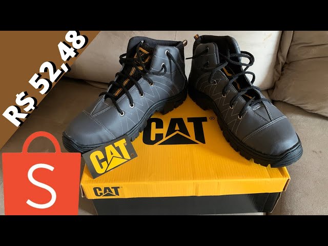 Bota Caterpillar impermeável ( comprei na shopee ) assista esse vídeo antes  de comprar a sua 