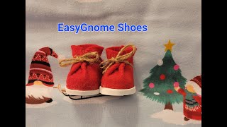 Gnome Shoes / Gnome Boots / Dollar Tree Booties / Leather Gnome Boots / DIY  Gnome / Easy Gnome DIY 