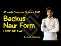 Lecture 42 | Backus Naur Form (BNF) | Chapter 16 | System Software | A levels CS P3 | 9618