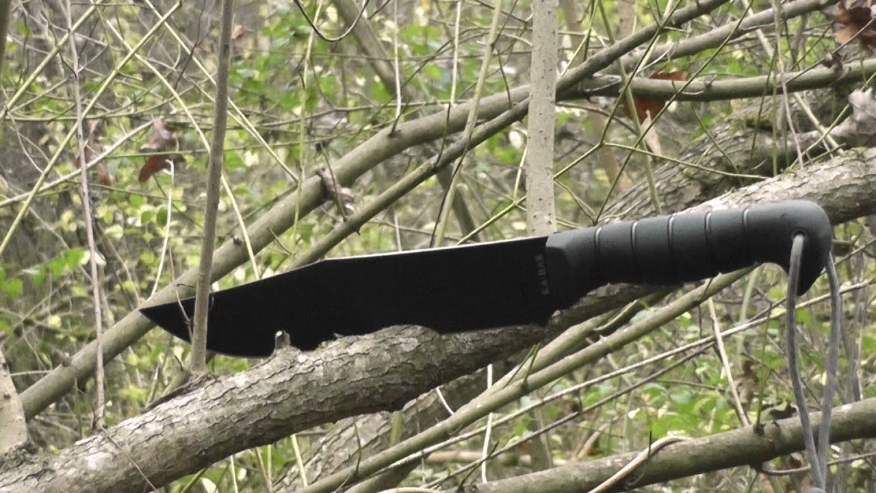 Ka-Bar Large Heavy Bowie test complet (Fr) - YouTube