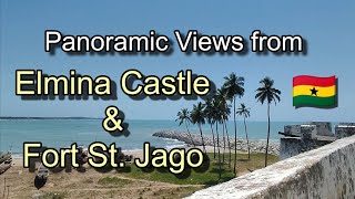 Panoramic Views from Elmina Castle &amp; Fort St. Jago, Ghana 🇬🇭