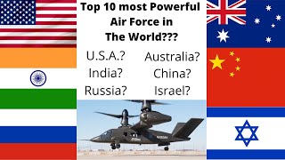 Top 10 most powerful Air Force in the World? 2020 | Hindi | Indian Squad