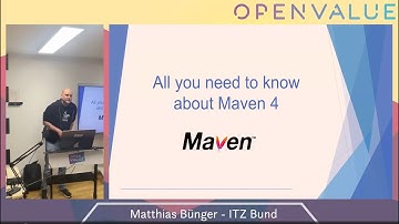 All you need to know about Maven 4! by Matthias Bünger