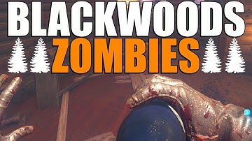 "Blackwoods" Snowy Cabin Forest Zombies! (BO3 Custom Zombies Map)
