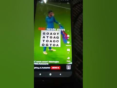 nerede goat yazıyor!  YouTube