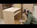 All systems go for new york  plywood plywood plywood and more plywood cabinets everywhere