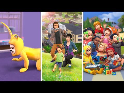 Малыши (Тоддлеры) в The Sims | Сравнение 3 частей