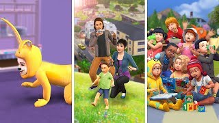 Малыши (Тоддлеры) в The Sims | Сравнение 3 частей