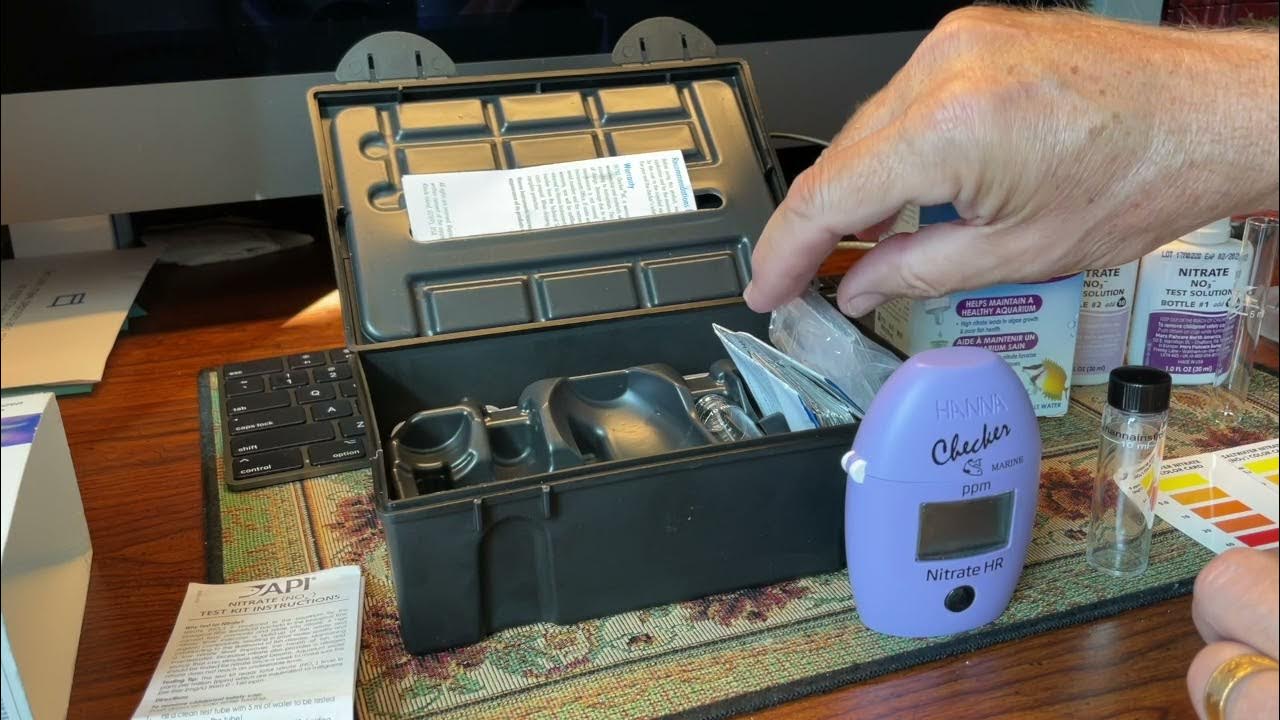 Comparing the Hanna nitrate test kit to the API nitrate test kit. Is