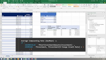Excel Magic Trick 1427: DAX GEOMEANX function: Average Compounding Rate per Period for FV Calc