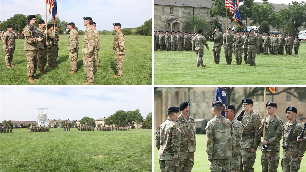 31 AHB holds a change of command ceremony on Fort Riley, Kansas. YouTube