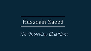 ASP .NET Interview Questions in URDU | Part-4