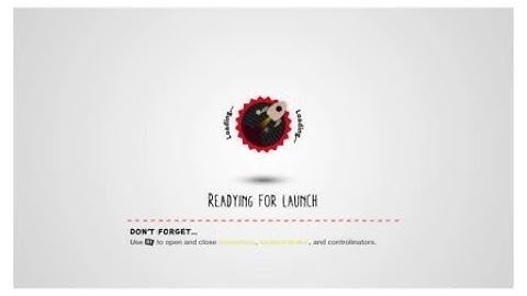 LittleBigPlanet 3 Deep Space Dog Fight "play" mode start menu. WIP