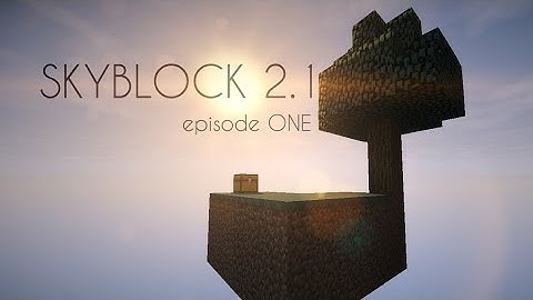 Skyblock 2.1 Episode 1 - MOST EFFICIENT Cobblestone Generator & Expand the Island