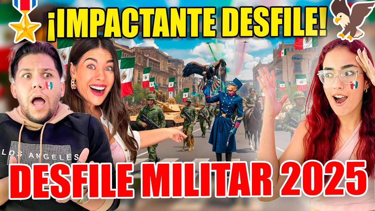 🇲🇽 ¡NUESTRA REACCIÓN al DESFILE MILITAR de MÉXICO 2025! 🎖🔥