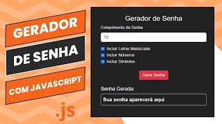 Aprenda como criar um gerador de senha com HTML, Javascript e Bootstrap