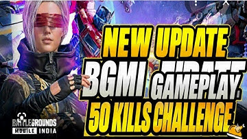 50 KILLS Challenge on Erangel?! My Craziest BGMI Solo vs Squad Gameplay! || New Update ||