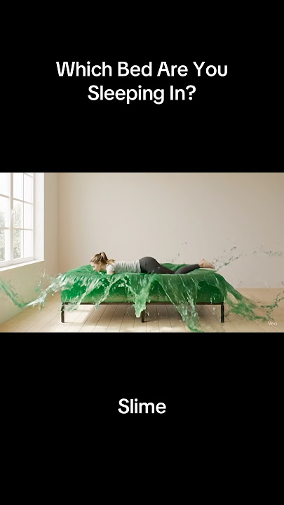 Which Bed Are You Sleeping In? #asmr #satisfying #relaxing #fyp #aiasmr #viral #slime