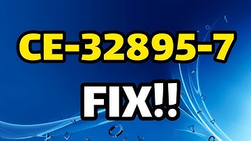 Fix error code CE-32895-7 on ps4 at 2021 with new methods