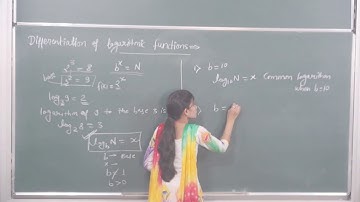 MATHS-XII-5-11 Differentiation of logarithmic function(2016) Pradeep Kshetrapal channel