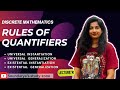 Rules of Quantifiers | Universal &amp; Existential Quantifiers | Discrete Mathematics | Lecture-10