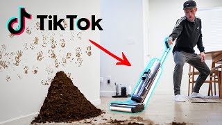 TESTING Viral TikTok Cleaning Products! (and destroying my new house)