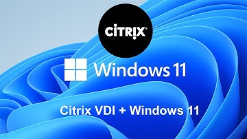 Citrix Windows 11 VDI | Tested Successfully