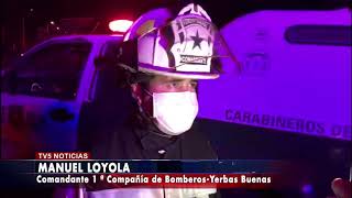 Colisión deja 2 fallecidos en Ruta L-25, sector Peñuelas, Villa Alegre-Yerbas Buenas