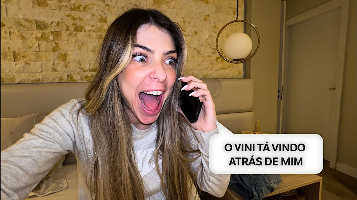 O VINI ESTÁ VINDO ATRÁS DE MIM!