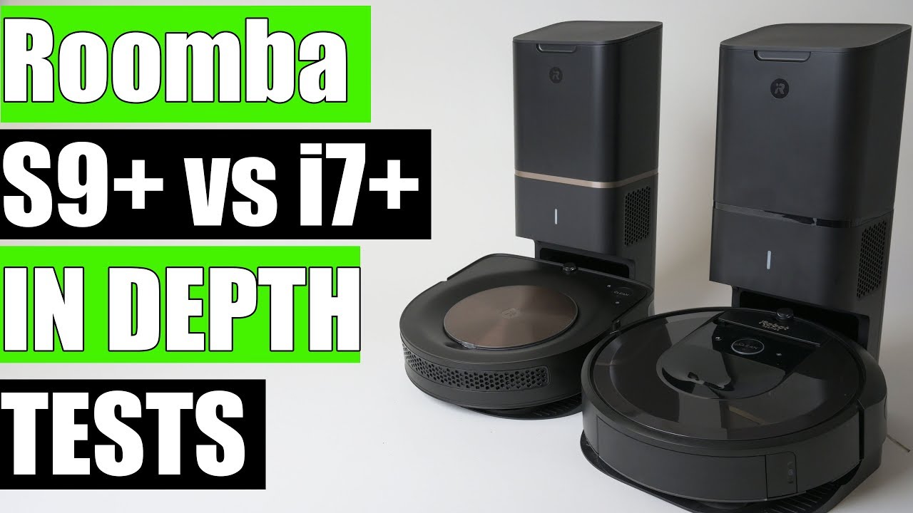 Postbud Nat sted at se iRobot Roomba s9+ vs i7+ Robot Vacuum Comparison - YouTube