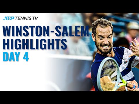 Gasquet Duels With Evans; Tiafoe, Alcaraz Seek QF Berths | Winston-Salem Day 4 Highlights