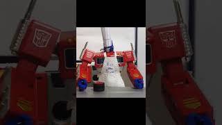 Optimus Prime partners with The Food Network Pt 2 #transformers #foodnetwork