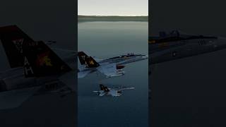 Low-Level Harpoon Strike! Hornets Sink the Fleet | DCS World