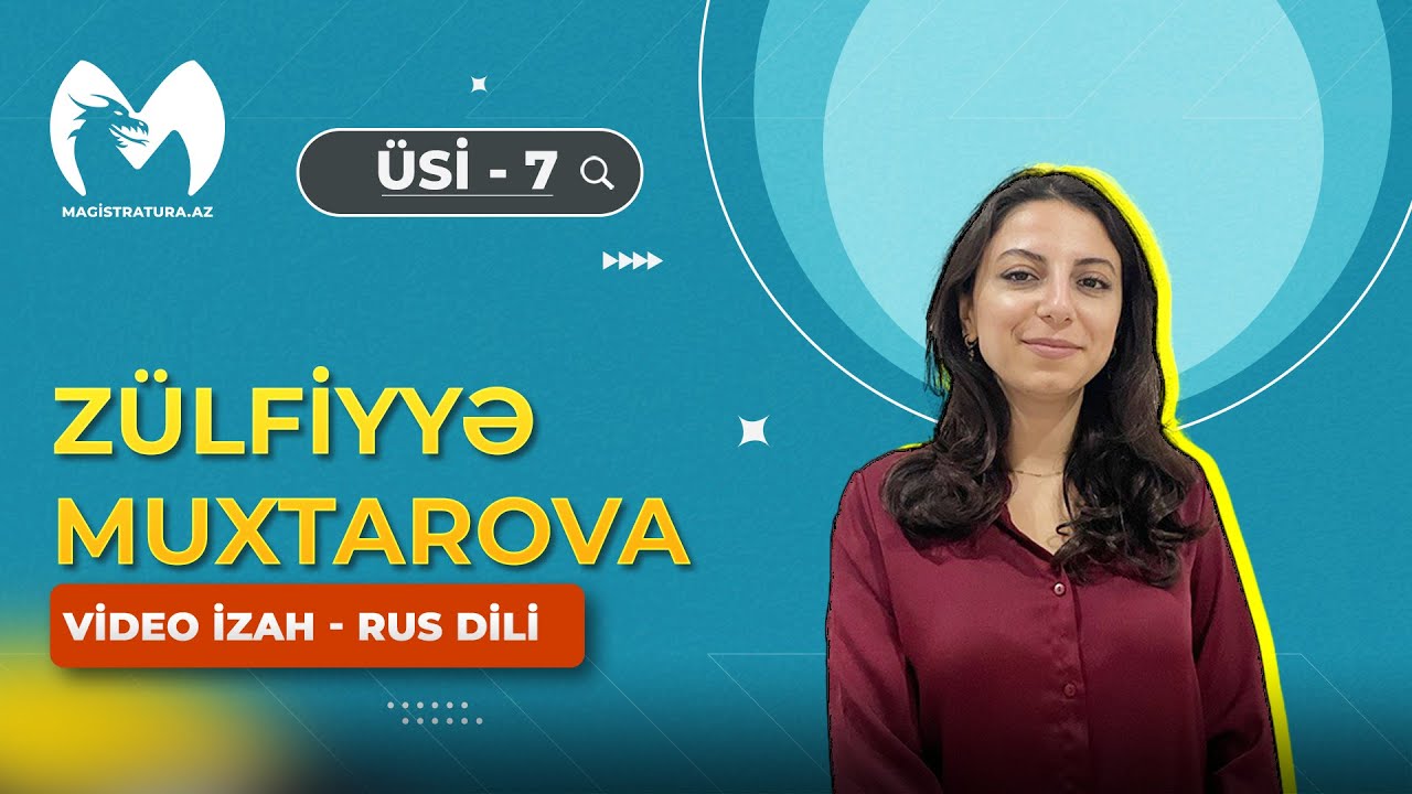 MAGİSTRATURA.AZ - RUS DİLİ - ÜSİ - 7