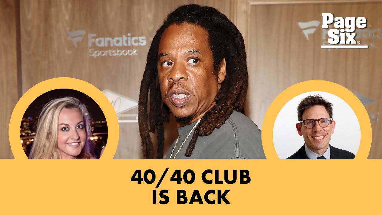 sachin and babi light blue dress Jay-Z is relaunching 40/40 Club at Fanatics Fest 2025