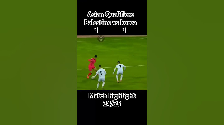 Palestine vs korea asian qualifiers #football #soccer #asianqualifiers #palestine #korea #highlights