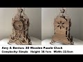 Full Video Build - Amy & Benton: 3D Wooden Puzzle Clock