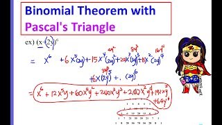 Binomial theorem with Pascal's Triangle