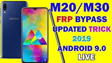 FRP BYPASS SAMSUNG 2019 UPDATED (ANDROID 9.0 PIE) All DEVICE _ M10,M20,M30,A40,A50,A60,A70,A90