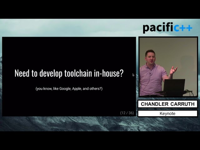 Pacific++ 2017: Chandler Carruth "LLVM: A Modern, Open C++ Toolchain"