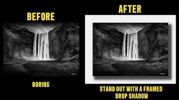 Enhance Your Photos with a Stylish Frame and Drop Shadow in Photoshop
