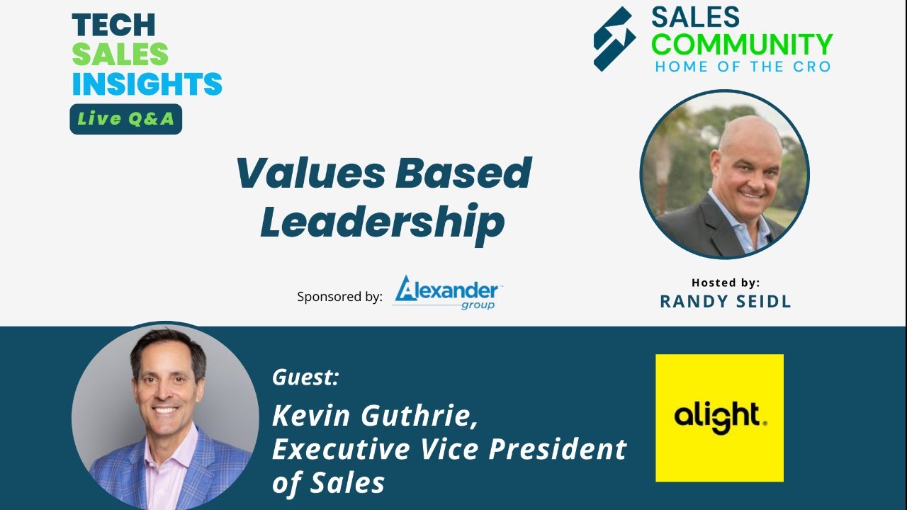 Tech Sales Insights LIVE featuring Kevin Guthrie, Alight Solutions