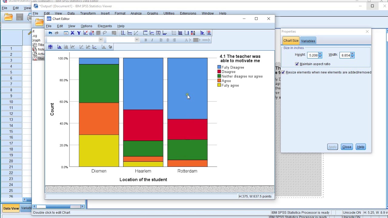 Stacked Bar Chart Spss