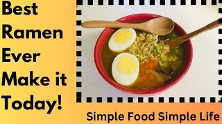 BEST RAMEN EVER! FULL OF GOODNESS MAKE IT TODAY! #ramen #simplefood #cheapeats #cookingforone