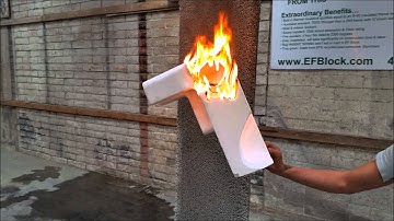 EF Block demo of Fire resistance