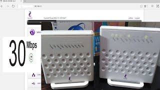 اعدادات ومقارنة السرعة بين راوتر ZTE ZXHN H108N & ZTE ZXHN H168N