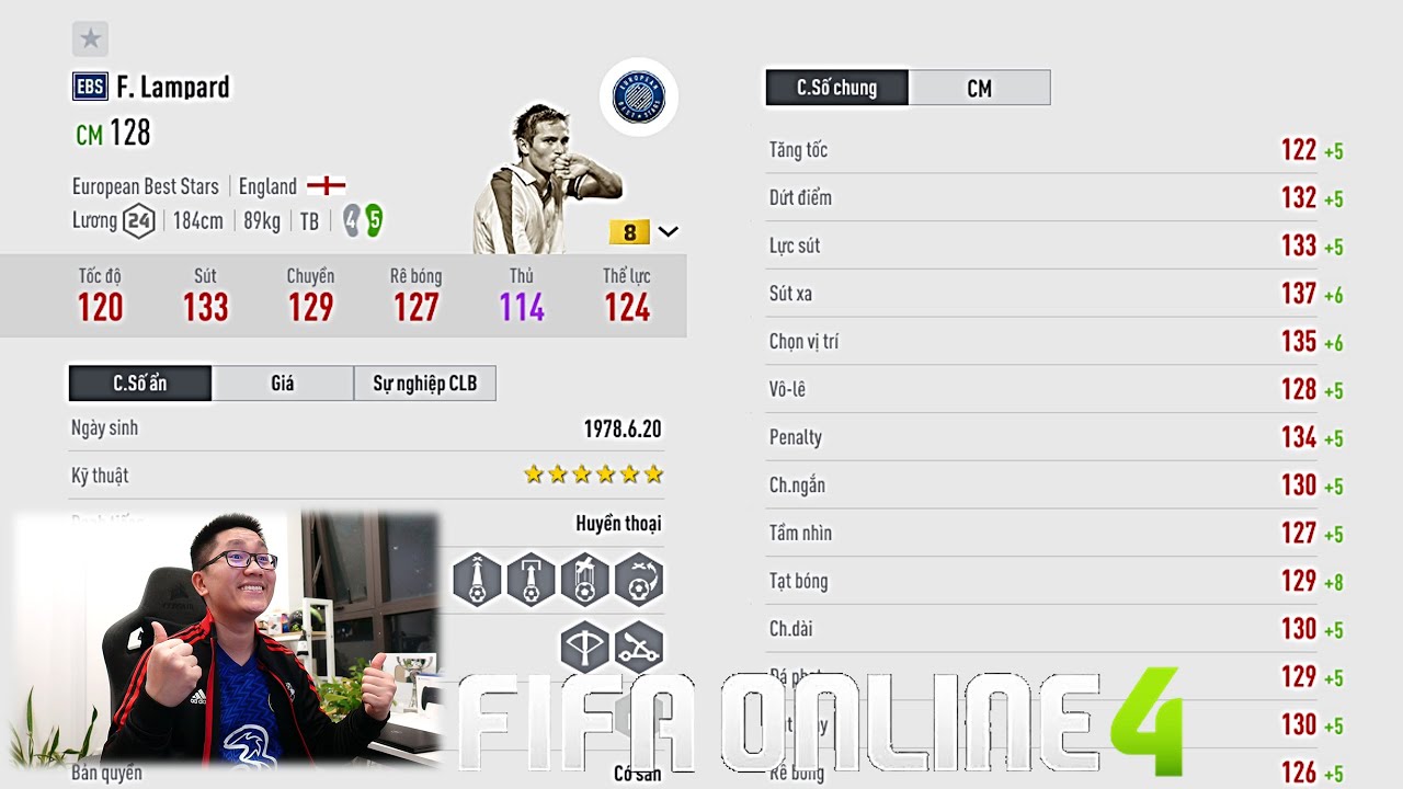 FIFA ONLINE 4: Test Hàng LAMPARD EBS +8, GULLIT EBS +8, BALLACK EBS +8 &… | 02-12-2021