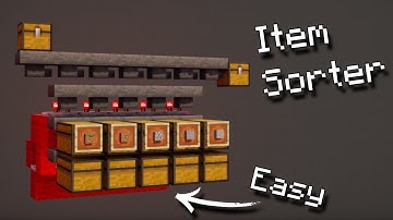 Minecraft Automatic Item Sorter | 1.21.11 Tutorial - (Java & Bedrock)