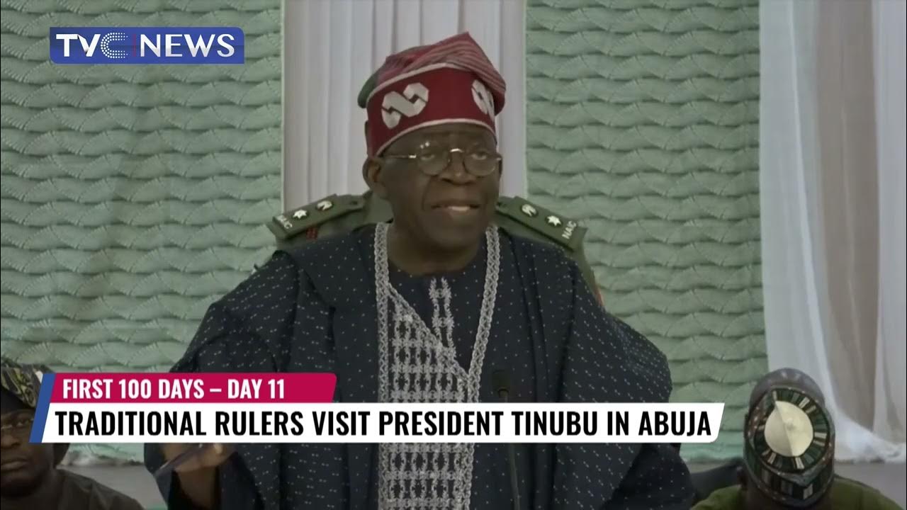 Traditional Rulers Visit President Tinubu In Abuja